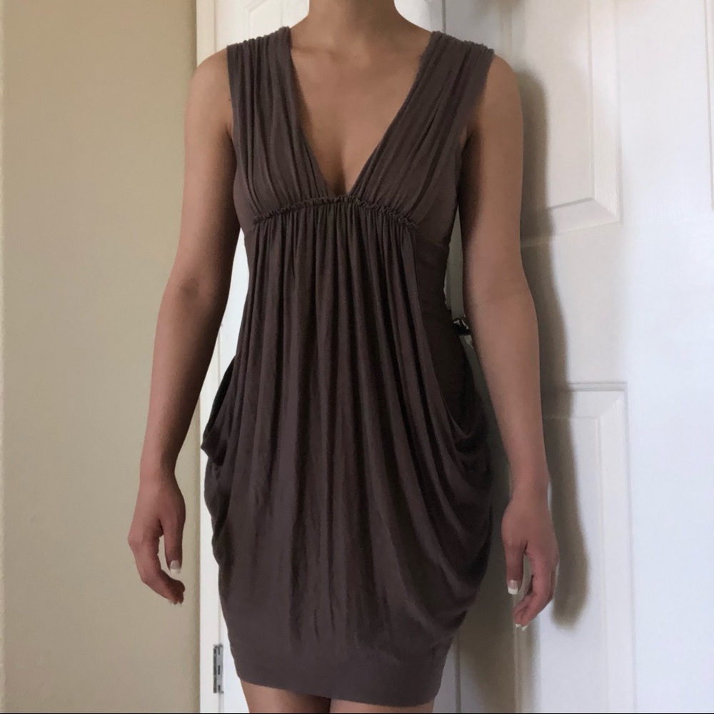 (S) Super Stretchy Soft Brown Forever 21 Dress